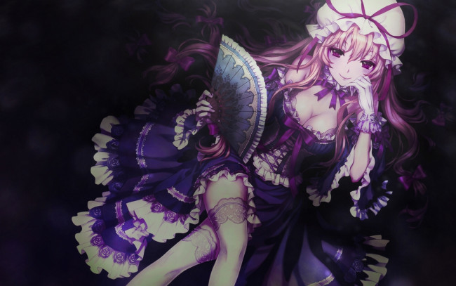 Обои картинки фото touhou, аниме, yukari, yakumo