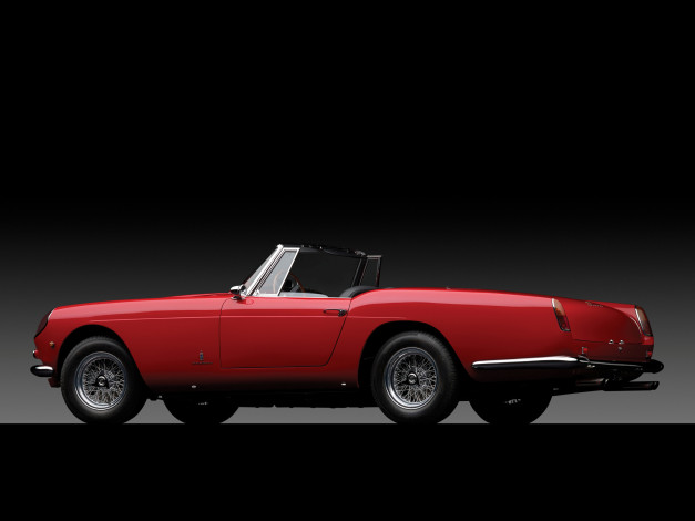 Обои картинки фото автомобили, ferrari, 1959, serie, ii, cabriolet, covered, headlights, 250, gt