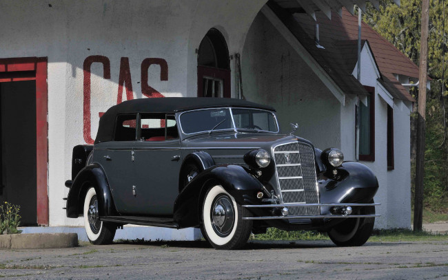 Обои картинки фото 1934 cadillac v12, автомобили, классика, v12