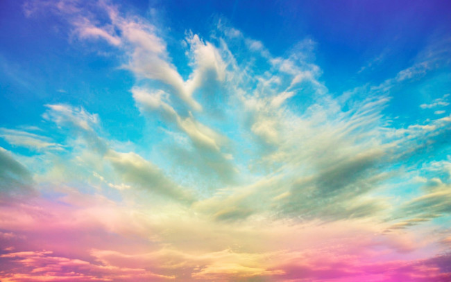 Обои картинки фото природа, облака, небо, цвета