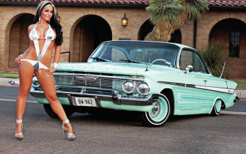 Картинка автомобили -авто+с+девушками impala