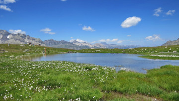 Картинка природа пейзажи озеро горы