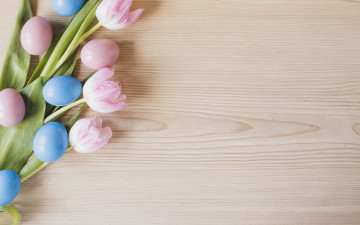 Картинка праздничные пасха цветы весна тюльпаны