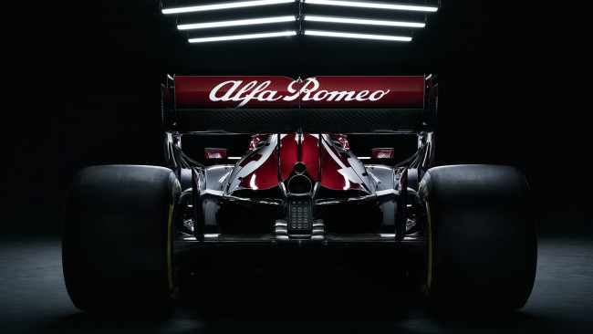 Обои картинки фото alfa romeo c39 race car, автомобили, formula 1, красно-белый, свет