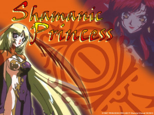 обоя shamanic, princess, аниме