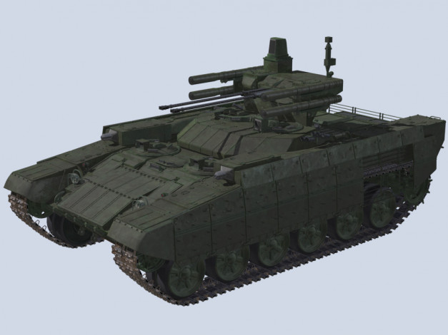 Обои картинки фото боевая, машина, поддержки, танков, объект, 199, оружие