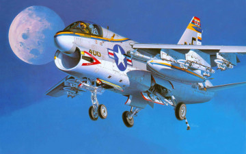 Картинка 7a корсар авиация 3д рисованые graphic вмс сша палубный штурмовик