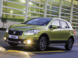 Картинка автомобили suzuki sx4 za-spec 2014 зеленый