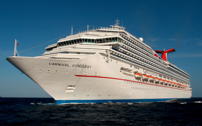 Обои картинки фото carnival conquest, корабли, лайнеры, carnival, conquest
