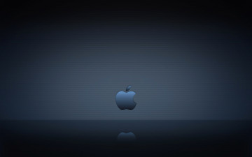 Картинка компьютеры apple логотип фон отражение