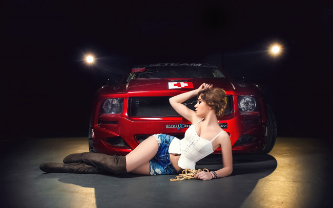 Обои картинки фото автомобили, -авто с девушками, татьяна, федорищева