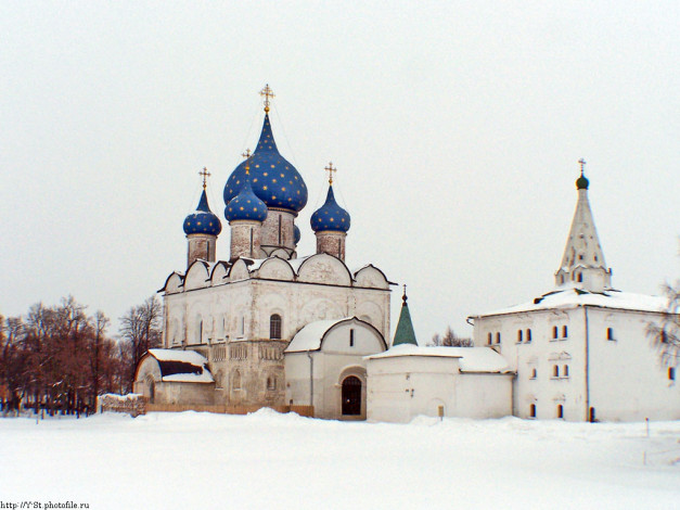 Обои картинки фото суздаль, рождественский, собор, 1222, год, постройки, города, православные, церкви, монастыри