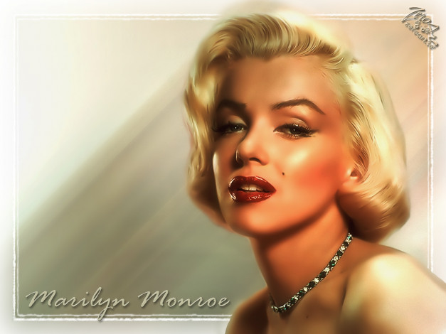 Обои картинки фото marilyn, monroe, рисованные, люди