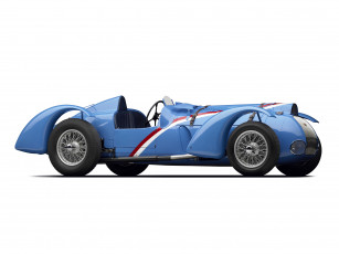 Картинка автомобили классика синий 1937г prix grand 145 delahaye