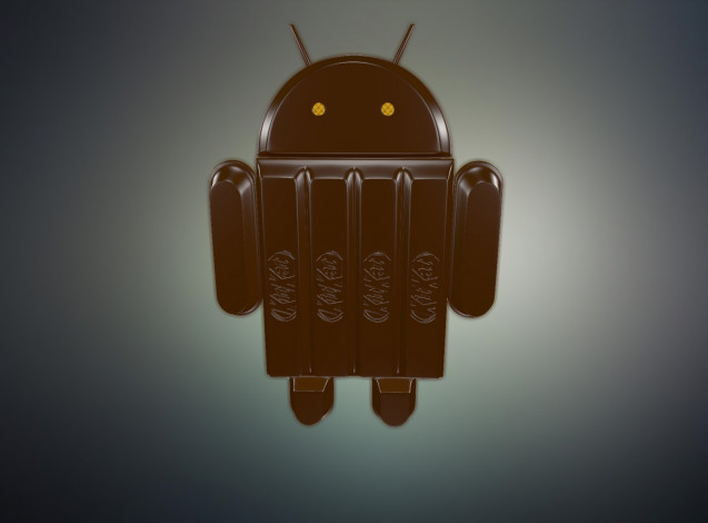 Обои картинки фото компьютеры, android, шоколад, фон, логотип