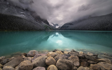Картинка природа реки озера озеро луиза национальный парк банф канада