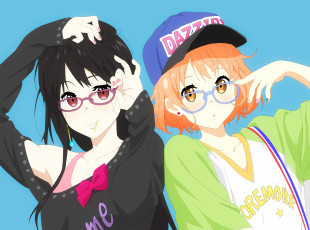 Картинка аниме kyoukai+no+kanata девушки