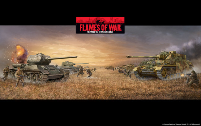 Обои картинки фото видео игры, flames of war, flames, of, war, стратегия, игра