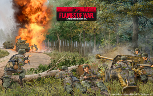 Обои картинки фото видео игры, flames of war, flames, of, war, стратегия, игра