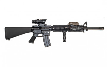 Картинка оружие автоматы автоматическая американская m16a4 винтовка