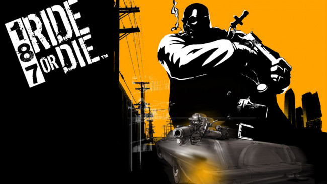 Обои картинки фото видео игры, 187,  ride or die, стрелок, оружие, крест, сигарета, бандит