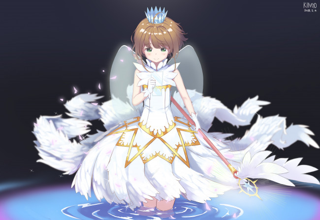 Обои картинки фото аниме, card captor sakura, сакура, собирательница, карт