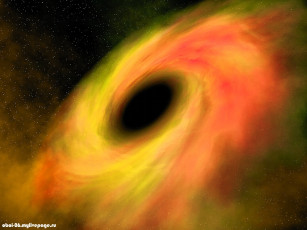 Картинка ЧернаЯ дыра космос галактики туманности