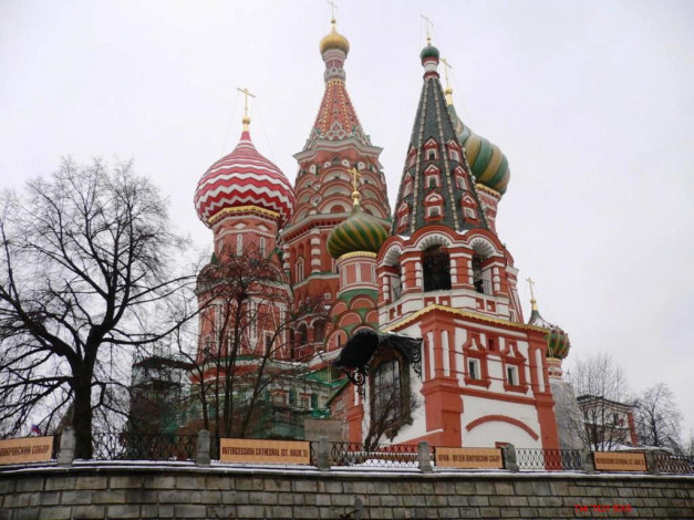 Обои картинки фото храм, василия, блаженного, города, москва, россия