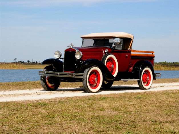 Обои картинки фото 1930, ford, model, roadster, автомобили, классика