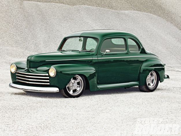 Обои картинки фото 1948, ford, coupe, автомобили, custom, classic, car