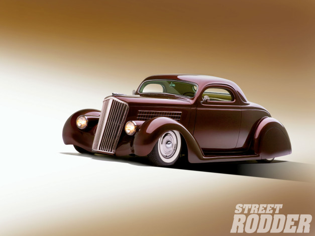 Обои картинки фото ford, custom, coupe, автомобили, classic, car