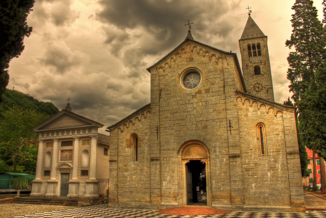 Обои картинки фото san, siro, di, struppa, church, genoa, italy, города, католические, соборы, костелы, аббатства, италия, генуя