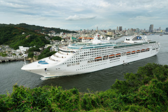 Картинка sun princess корабли лайнеры kaohsiung city taiwan гаосюн тайвань круиз