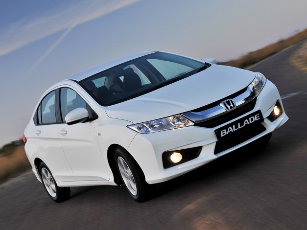 Обои картинки фото автомобили, honda, 2014, светлый, ballade