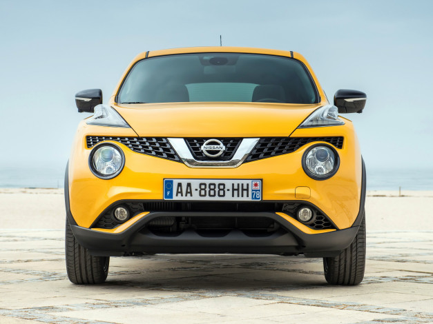 Обои картинки фото автомобили, nissan, datsun, желтый, 2014, yf15, juke