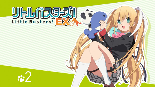 Обои картинки фото аниме, little busters, девушка, взгляд, игрушки, little, busters, tokido, saya, tagme, artist