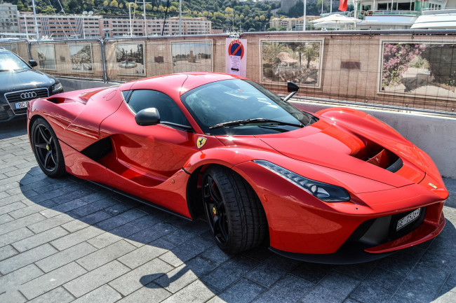 Обои картинки фото ferrari laferrari, автомобили, выставки и уличные фото, суперкар