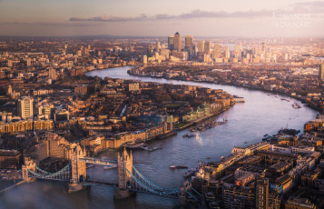 обоя города, лондон , великобритания, мост, река