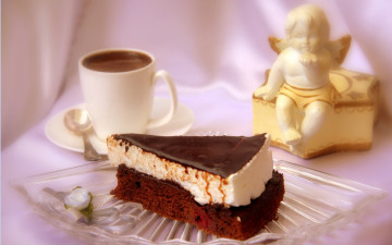 Картинка еда пирожные +кексы +печенье ангел пирожное кофе
