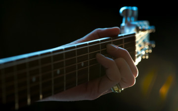 обоя музыка, -музыкальные инструменты, гитара, рука