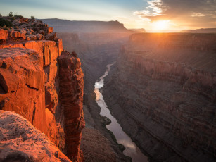 обоя национальный парк grand canyon, природа, восходы, закаты, национальный, парк, гранд, каньон, toroweap, скалы, ущeльe, рeка, закат