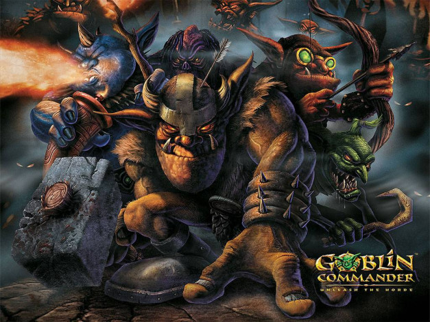 Обои картинки фото goblin, commander, unleash, the, horde, видео, игры