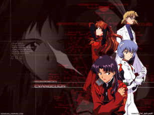 Картинка аниме evangelion