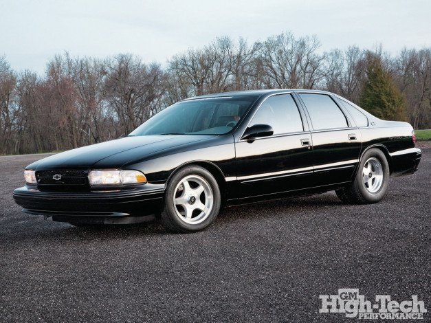Обои картинки фото 1996, chevy, impala, ss, автомобили, chevrolet