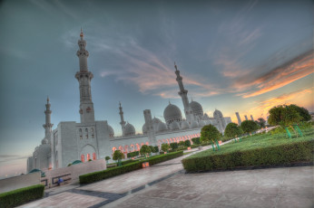 Картинка sheikh zayed grand mosque abu dhabi uae города абу даби оаэ мечеть шейха зайда абу-даби