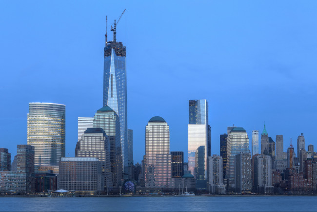 Обои картинки фото города, нью, йорк, сша, манхэттен, небоскребы
