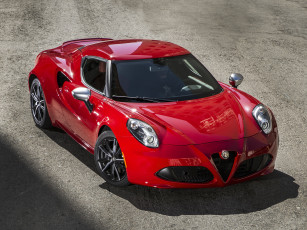 Картинка автомобили alfa+romeo 4c alfa romeo 2015г красны us-spec 960