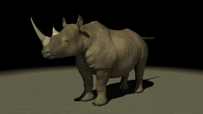 Обои картинки фото 3д графика, животные , animals, носорог