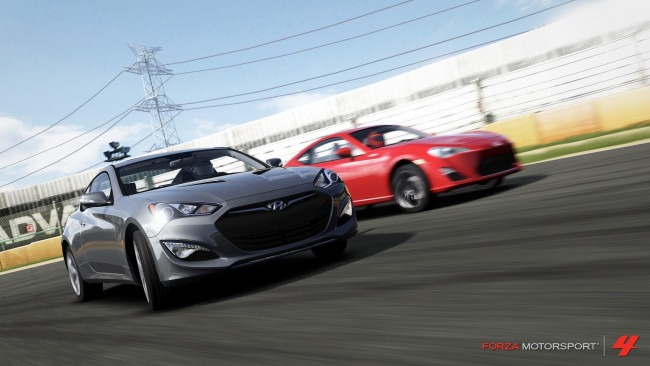 Обои картинки фото видео игры, forza motorsport 4, гонка, автомобили