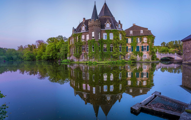Обои картинки фото linnep castle, города, замки германии, linnep, castle